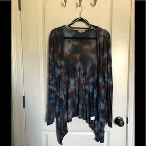 Tye Dye (Blue & Brown) Cardigan